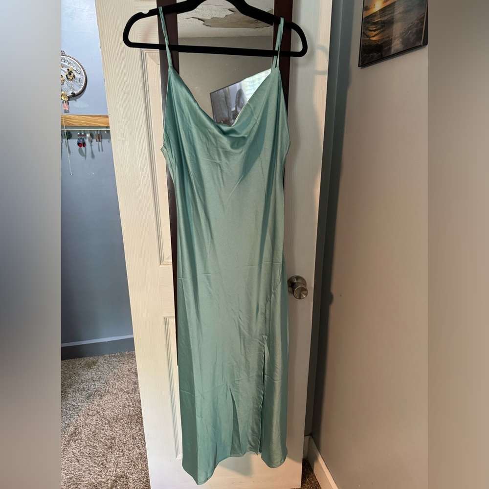 Teal dress